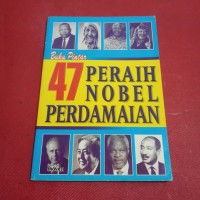 Buku pintar 47 peraih nobel perdamaian