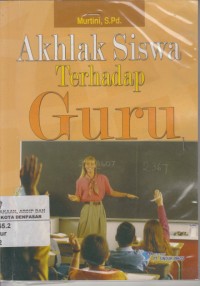 Akhlak siswa terhadap guru